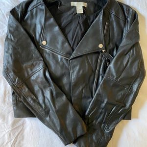 Vegan leather jacket